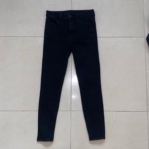 Women’s High Waisted Black Skinny Jeans